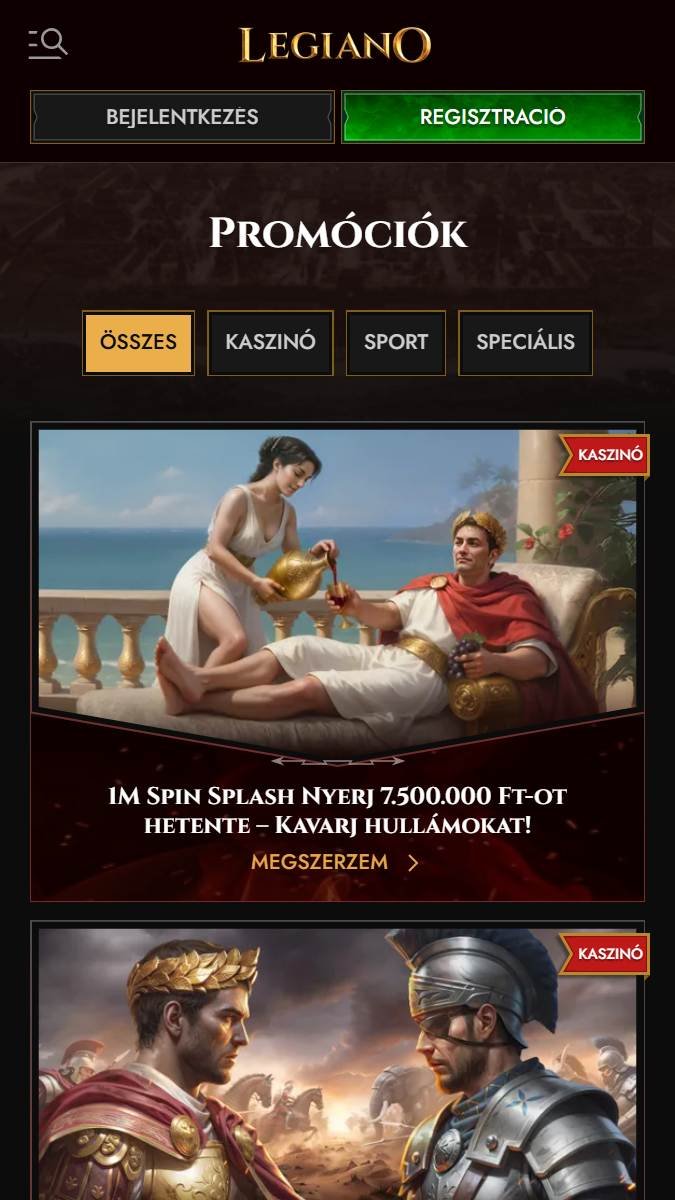 Recensioni e offerte del casino Legiano online in Italia a Italy